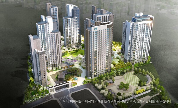 이천자이 더 리체는 단지가 남향 중심으로 배치돼 채광성이 우수하다./ GS 건설 제공