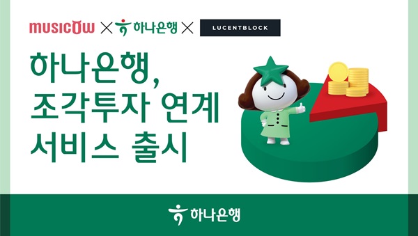 하나은행이 4대 시중은행 최초로 조각투자 연계 서비스를 실시한다.  /하나은행 제공