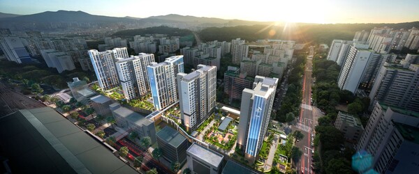 산본 충무주공2단지 2차 아파트 리모델링사업 조감도. (사진=SK에코플랜트)