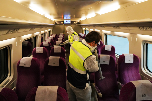 SRT 차량방역·실내소독 작업 / SR 제공