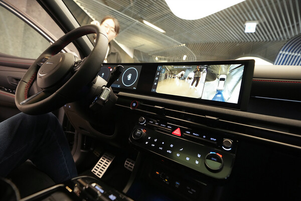 '더 뉴 투싼 차량'의 실내 디자인 / 최대성 기자