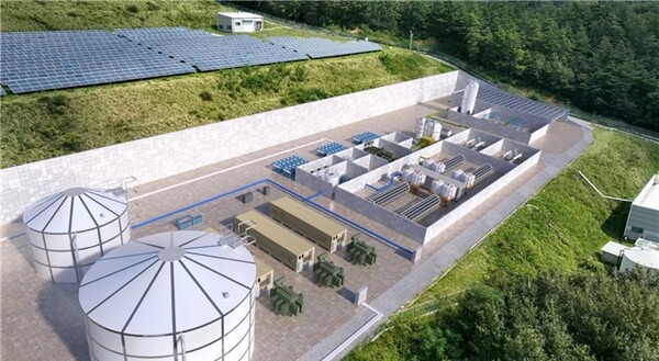 김천시 소재 그린수소 생산기지 구축 조감도. (사진=삼성물산 건설부문)