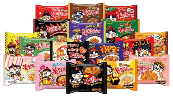 불닭볶음면 제품 이미지./