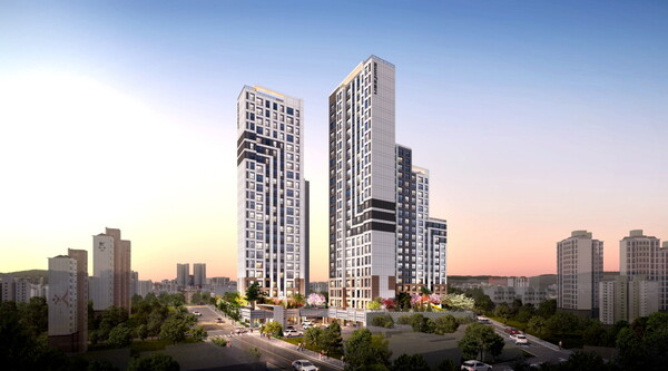 스위첸 디자인 매뉴얼 2.0 적용단지 ‘역곡역 아테움 스위첸’ 조감도 / KCC건설