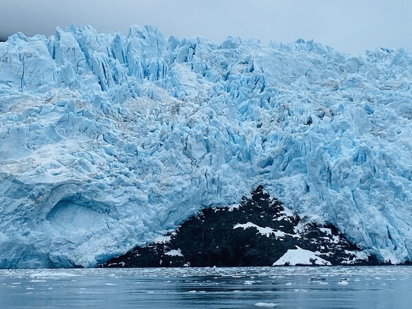 세계 전문가들이 올해 최대 위협으로 기후위기를 꼽았다. 사진은 미국 알래스카주 아얄릭 빙하의 모습 / 연합뉴스