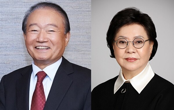 한미그룹 창업주 고(故) 임성기 회장과 부인 송영숙 회장. /한미약품 제공