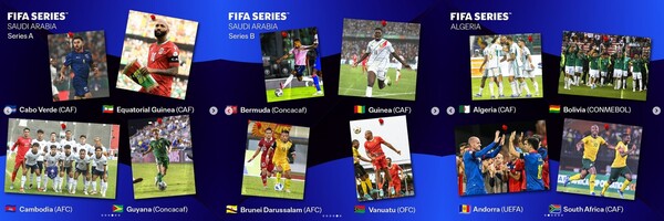 FIFA 시리즈 참가국. /FIFA 인스타그램