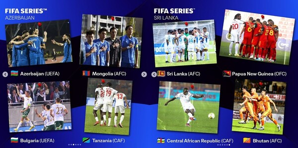 FIFA 시리즈 참가국. /FIFA 인스타그램