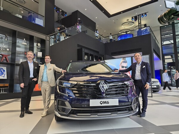 르노코리아가 3일 서울 성동구 '르노 성수'에서 기자간담회를 열었다. /박시하 기자