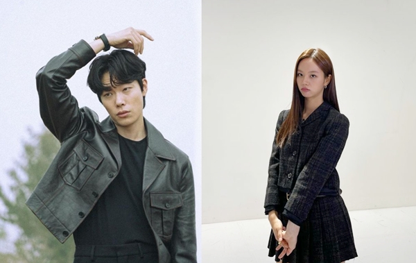 배우 류준열(왼)과 혜리. / 류준열, 혜리 인스타그램 갈무리 