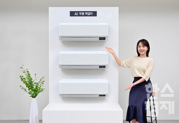 삼성전자는 4월부터 전국 약 229개 기초지방단체에서 선정한 1만8000여 가구에 고효율의 ‘AI 무풍 벽걸이’ 에어컨을 공급한다. / 삼성전자