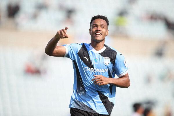 K리그2 5라운드 MVP 천안 모따. /한국프로축구연맹 제공