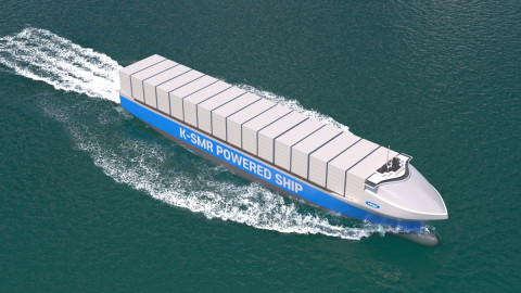‘SMR 추진 컨테이너선’ 개념도 / KRISO 제공