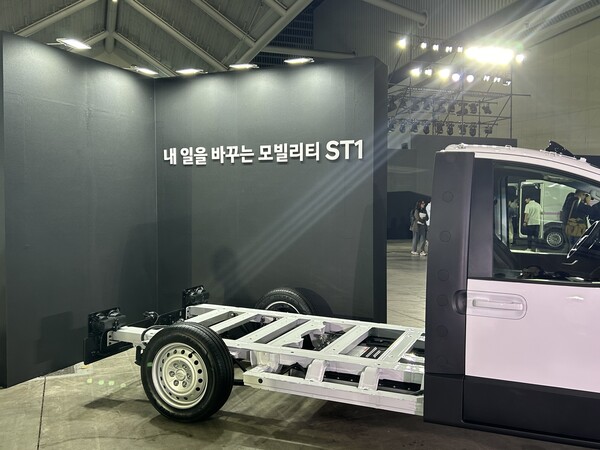 ST1 샤시캡(Chassis-Cab) 모델 / 김우정 기자