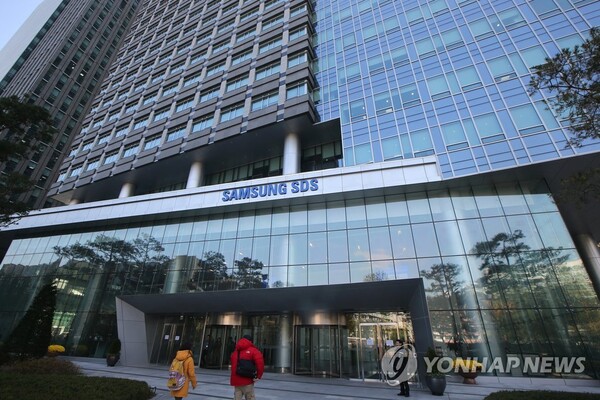 삼성SDS는 1분기 매출액 3조 2473억원, 영업이익 2259억원의 잠정실적을 발표했다. / 연합뉴스