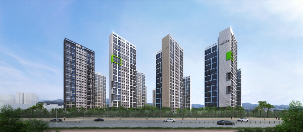  ‘오산세교 한신더휴’ 는 최근 10년간 오산시에서 공급이 희소했던 전용 99㎡ 타입을 40% 이상 구성했으며, 전세대 남향 위주 배치와 4 ~ 5베이 구조로 조망과 채광에 용이하도록 했다./ 한신공영 제공