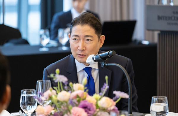 지난 2월 조현준 효성 회장이 한일 교류 특별위원회 발족식 및 1차 회의에  참석했다. / 한국무역협회 제공 