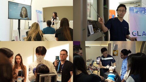 GLAM for Colombia 2024 현장 시연. /휴젤 제공
