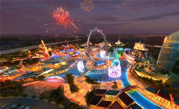 화성 테마파트 예상 조감도. 맥킨지는 지난 2015년 화성시를 7대 부자도시로 선정한 이유로 △삼성전자, 현대∙기아차, LG전자 등 대기업 산업단지 위치 △동탄신도시 등 다수의 택지지구 조성 △테마파크(계획) 조성 등을 꼽았다./ 화성시 제공