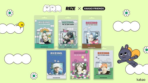 카카오는 ‘라라즈(RRR)’의 콜라보 앨범과 스페셜 굿즈를 카카오톡 선물하기와 카카오프렌즈 온라인 샵에서 출시한다./ 카카오 제공