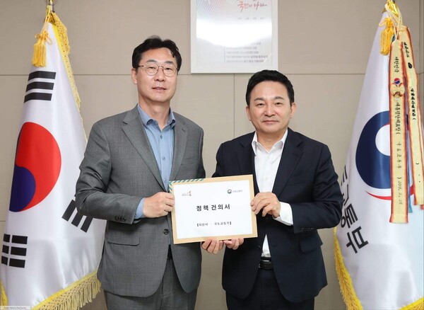 정명근 화성시장은 동탄도시철도(트램)사업을 위해 국토부(대광위)에 지속적인 정책건의와 의견제시를 통해 조속한 사업의 추진을 진행 중에 있다./ 화성시 제공