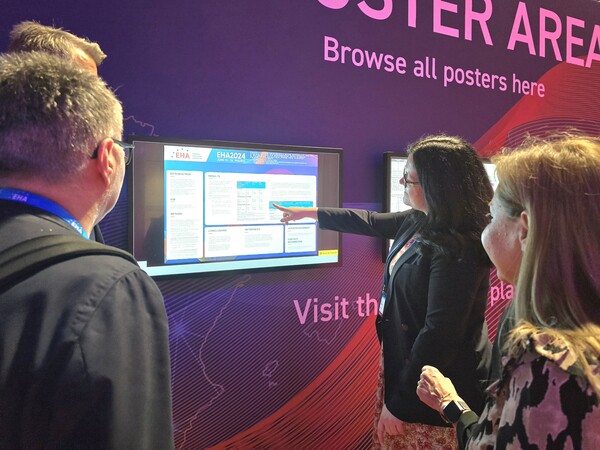 삼성바이오에피스가 유럽 혈액학회(EHA)에 참석해 에피스클리의 임상 3상 후속 분석 결과를 발표했다. /삼성바이오에피스 제공