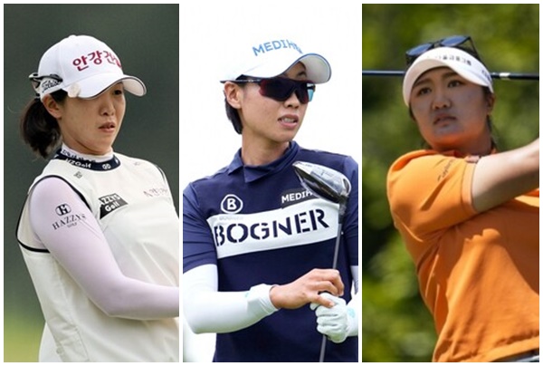 왼쪽부터 임진희, 안나린, 유해란. /LPGA, 연합뉴스