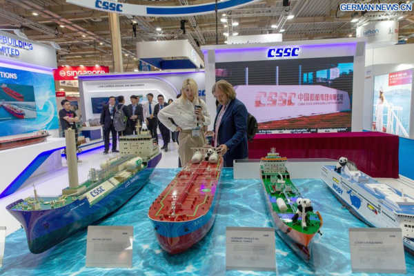 '포시도니아 2024'의 CSSC 부스 / 신화통신 제공 