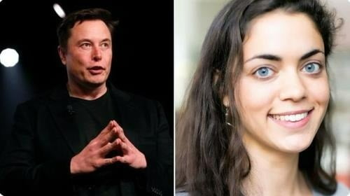 테슬라 최고경영자 일론 머스크와 뉴럴링크 임원 시본 질리스. /연합뉴스.