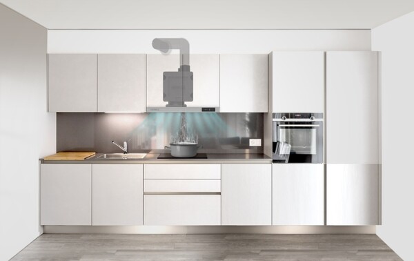 DL이앤씨와 힘펠이 공동 개발한 주방 후드 '디 사일런트 후드'. /DL이앤씨 제공