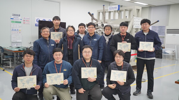 한국수력원자력이 중수로 냉각제 배관에 대한 '초음파 검사 기량검증체계'를 개발하고, 규제기관 승인을 받았다. / 사진=한수원.