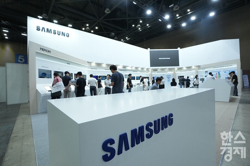 3일 경기 고양시 킨텍스에서 나노코리아 2024가 개막했다. 사진은 삼성 부스 전경. /최대성 기자 dpdaesung@sporbiz.co.kr 2024.07.03.