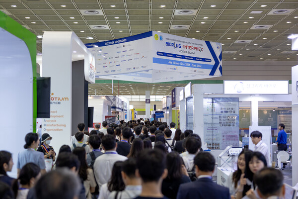 바이오플러스-인터펙스 코리아 2024 전시장 풍경./ 한국바이오협회 제공