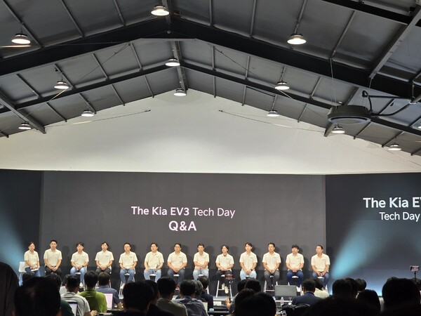 기아가 15일 서울 광진구에 위치한 파이팩토리에서 ‘더 기아 EV3 테크 데이’를 열고 EV3에 적용된 최첨단 기술을 소개했다. /박시하 기자