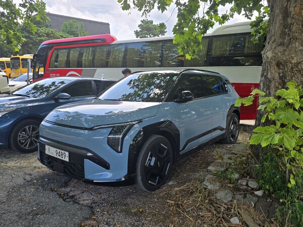 기아가 15일 서울 광진구에 위치한 파이팩토리에서 ‘더 기아 EV3 테크 데이’를 열고 EV3에 적용된 최첨단 기술을 소개했다. /박시하 기자