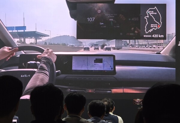 기아가 15일 서울 광진구에 위치한 파이팩토리에서 ‘더 기아 EV3 테크 데이’를 열고 EV3에 적용된 최첨단 기술을 소개했다. /박시하 기자