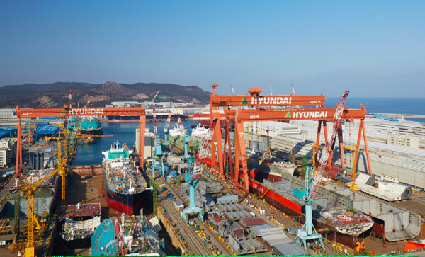 울산 조선소 전경  / 현대중공업 제공