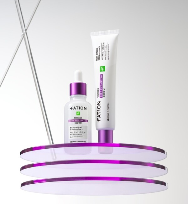 동아제약 파티온에서 '노스카나인 트러블 모공탄력 센럼&크림'을 새로 출시했다./ 동아제약 제공