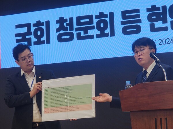 임현택 의협 회장이 대구·경북 지역 상급종합병원 응급실 상황을 설명하고 있다./ 이소영 기자