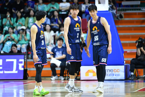 부산 KCC 허웅, 최준용, 송교창(왼쪽부터 순서대로). /KBL 제공