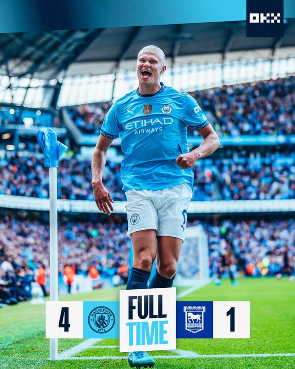 맨체스터 시티 엘링 홀란. /구단 페이스북