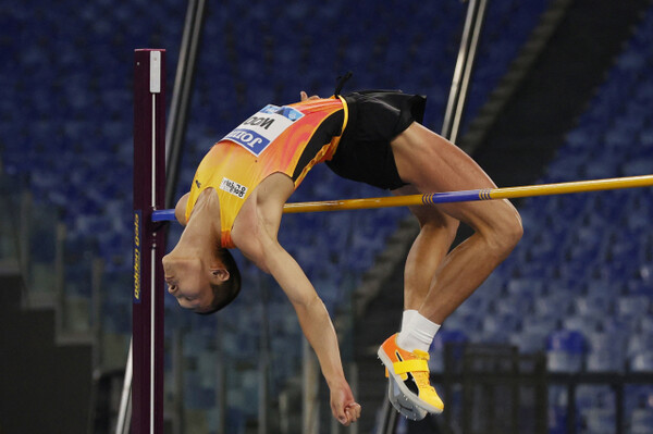 높이뛰기 우상혁. /연합뉴스