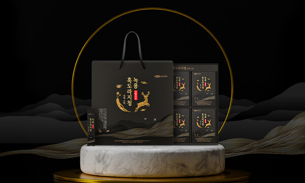 삼진제약 녹용 구증구포 흑도라지청 진액스틱./ 삼진제약 제공