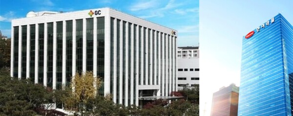 GC녹십자와 한미약품의 사옥 전경./ 각사 제공