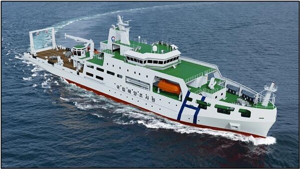 해양조사선 예상도 / 해양조사원