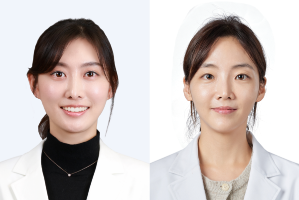 (왼쪽부터) 홍지연, 박귀영 중앙대학교 피부과 교수./중앙대학교병원 제공