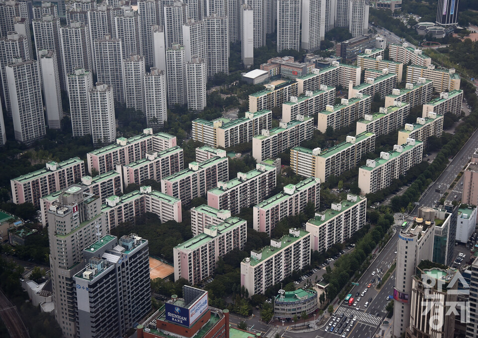 서울 송파구 아파트 전경. /한스경제DB