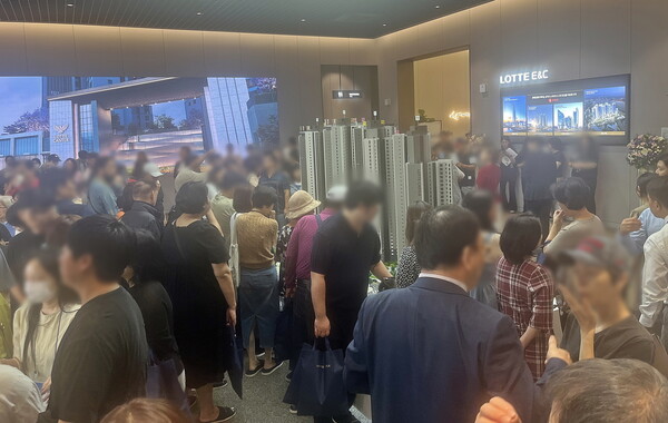 경기 의정부 롯데캐슬 나리벡시티 견본주택 내부 모습. /롯데건설 제공