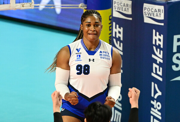 현대건설 모마. /KOVO 제공