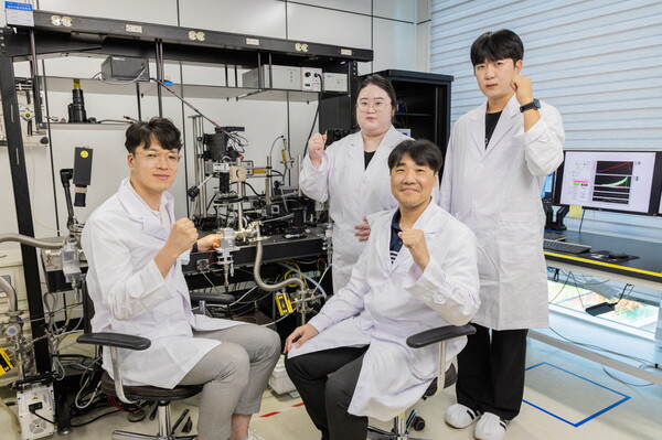 (앞줄 왼쪽부터)KERI 김대호, 박종환 박사팀이 '마이크로파 유도 가열 기술'을 활용해 나트륨 이온 전지의 음극 소재인 '하드카본'을 신속 제조하는 공정 기술을 개발했다./사진=한국전기연구원